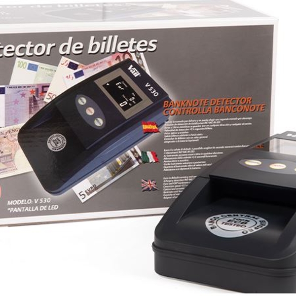 imagen del producto DETECTOR DE BILLETES FALSOS